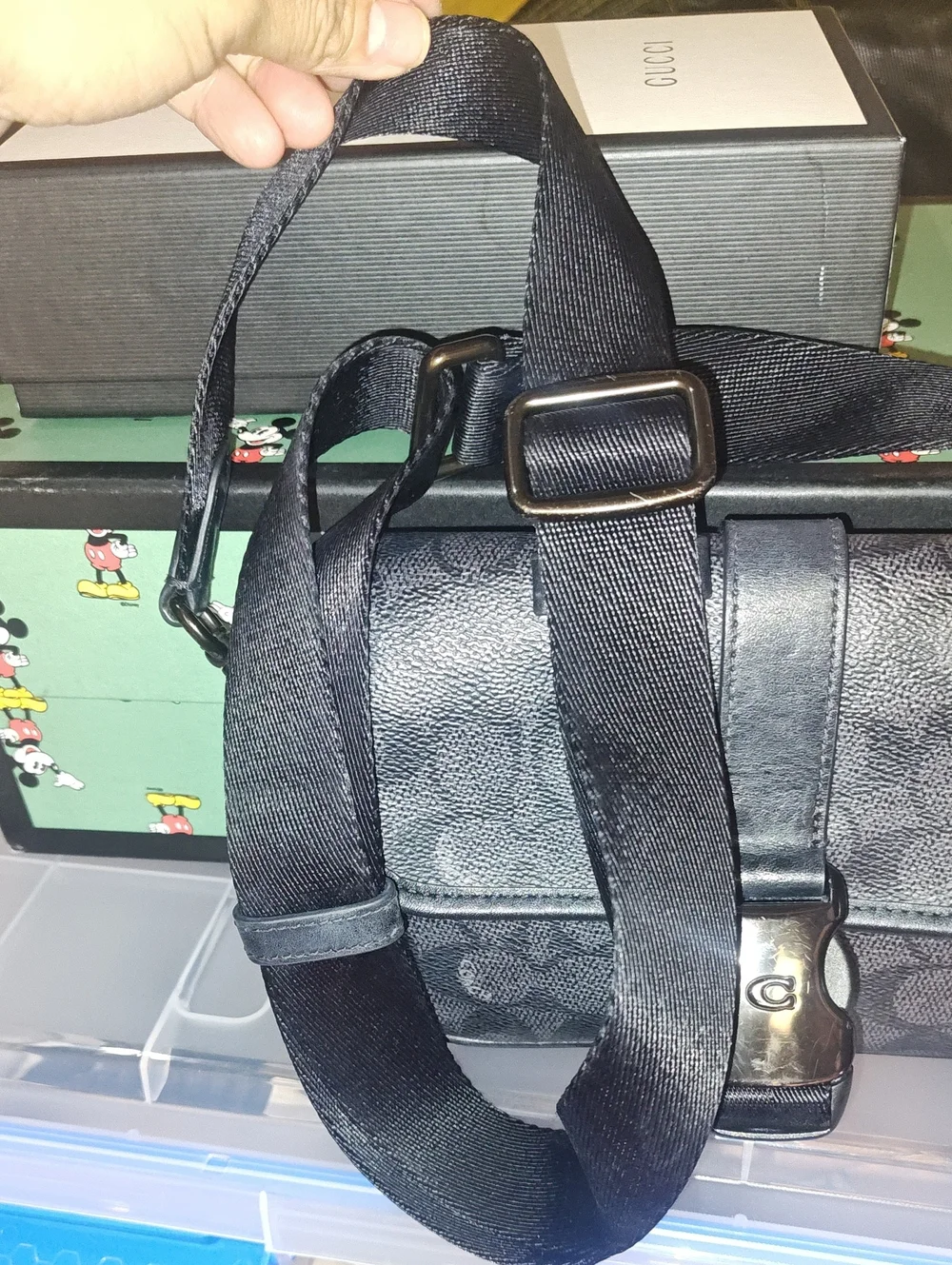 COACH League Crossbody Bag 19 In Signature Canvas